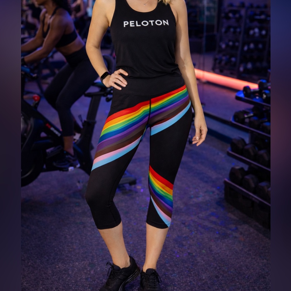 Peloton Colorful Striped Leggings